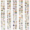 200+ Pcs Pride Temporary Tattoos - 20 Sheets of Rainbow Flag, Butterfly & Heart Decals - Waterproof LGBT Gay Pride Tattoos for Women & Men - Celebration Accessories for Equality Parades & Festivals